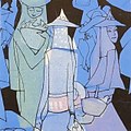 何香凝 遺作「墨梅」？　董必武,郭沫若題 水印版画 // 中国画　木版画 複製品 sddefault.jpg